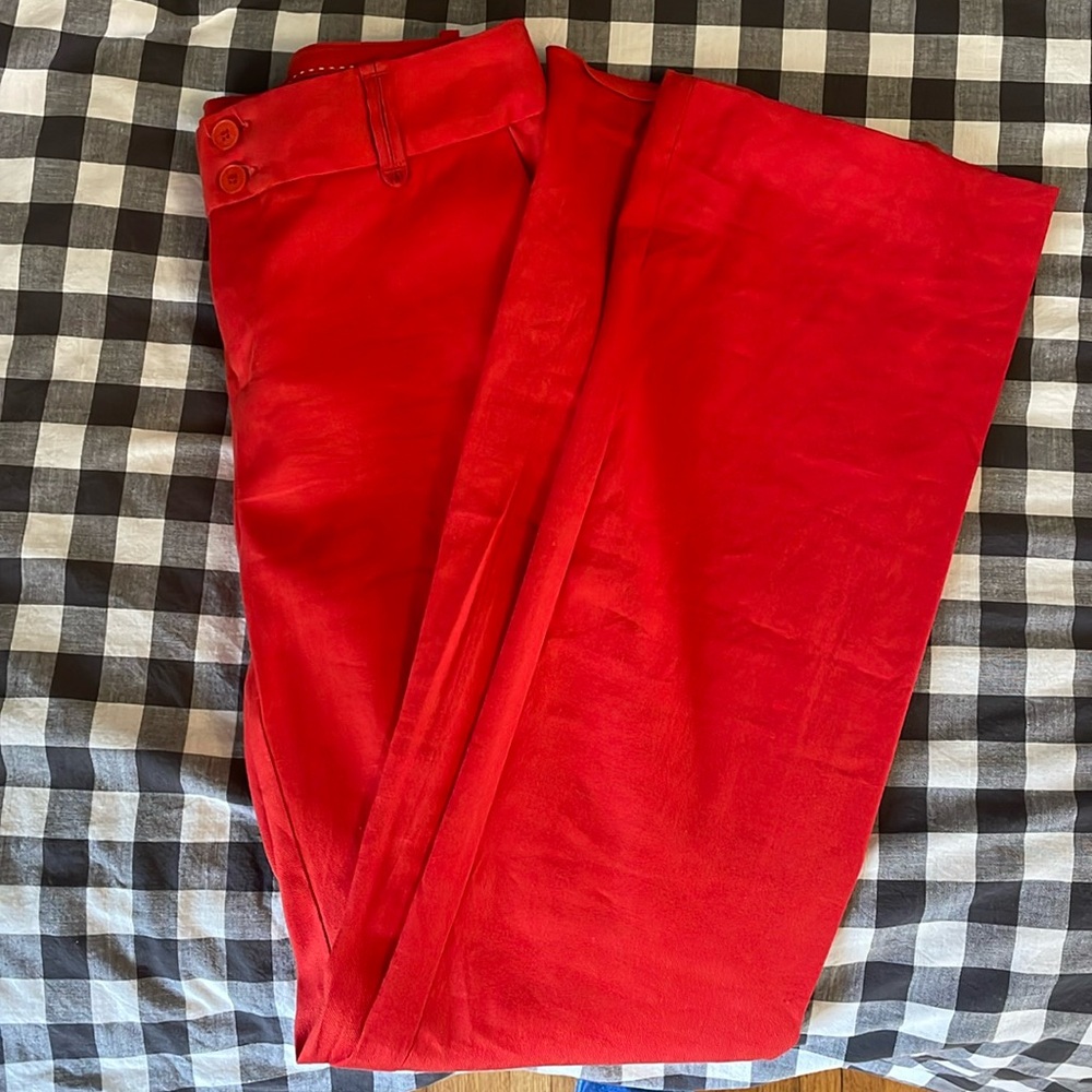 Elevenses from Anthropologie linen pants